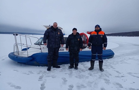 Спасатели приняли участие в совместном рейде на Сурском водохранилище